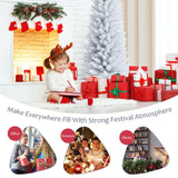 6 Feet Unlit Artificial Christmas Tree with Metal Stand