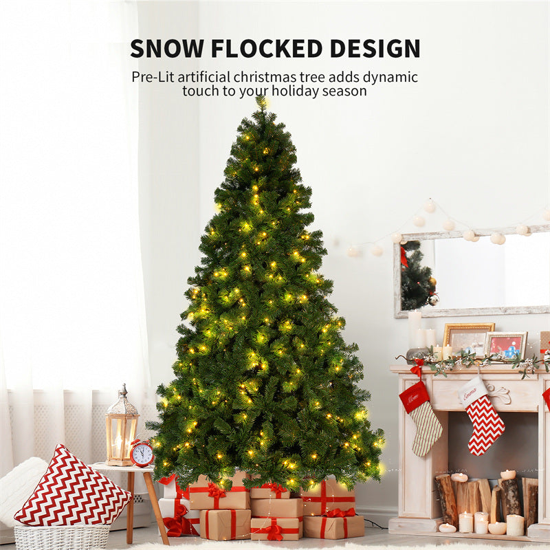 Window Decoration PVC Encrypted Christmas Tree Decorations