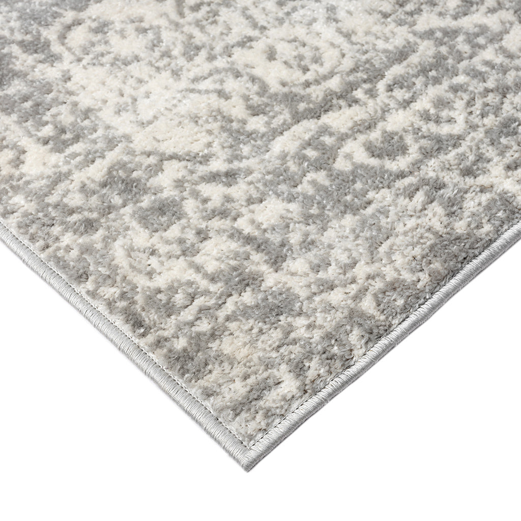 Distressed Medallion Woven Area Rug 5x7
