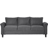 Polyester-blend 3 Pieces Sofa Set; Living Room Set