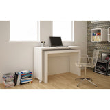 Manhattan Comfort Innovative Calabria Nested Desk in White