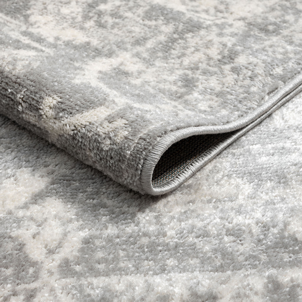Distressed Medallion Woven Area Rug 5x7