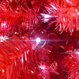 6FT Hinged Fraser Fir Bent Top Christmas Tree