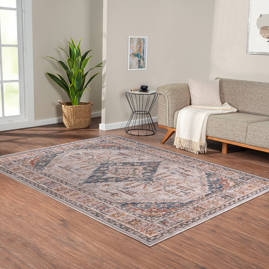 Vintage Medallion Woven Area Rug 8x10