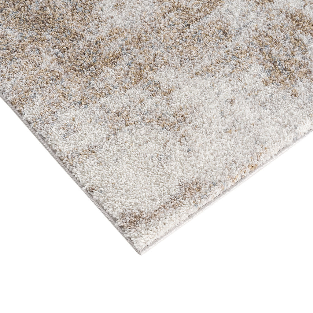 Haley Cozy Shag Abstract Area Rug 2'7"W x 7'L