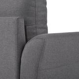 Polyester-blend 3 Pieces Sofa Set; Living Room Set