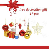 Bosonshop 7 Ft High Christmas Tree With Decorations