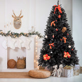 6ft Christmas Tree Black