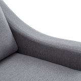 Upholstery Sleeper Sectional Sofa with Double Storage Spaces 2 Tossing Cushions - Grey