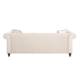 ACME Waldina Reversible Sectional Sofa in Beige Fabric LV00643