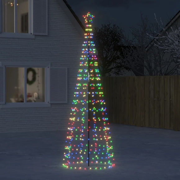 Christmas Tree Light with Spikes 570 LEDs Colorful 118.1
