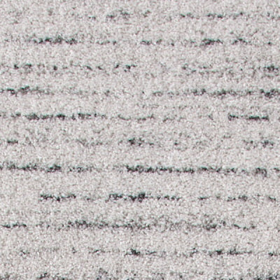 Ivory/ Charcoal Stripe Area Rug 5x8