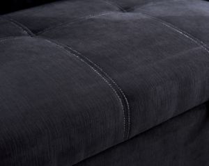 Sectional Sofa with Pulled Out Bed 2 Seats Sofa and Reversible Chaise with Storage
