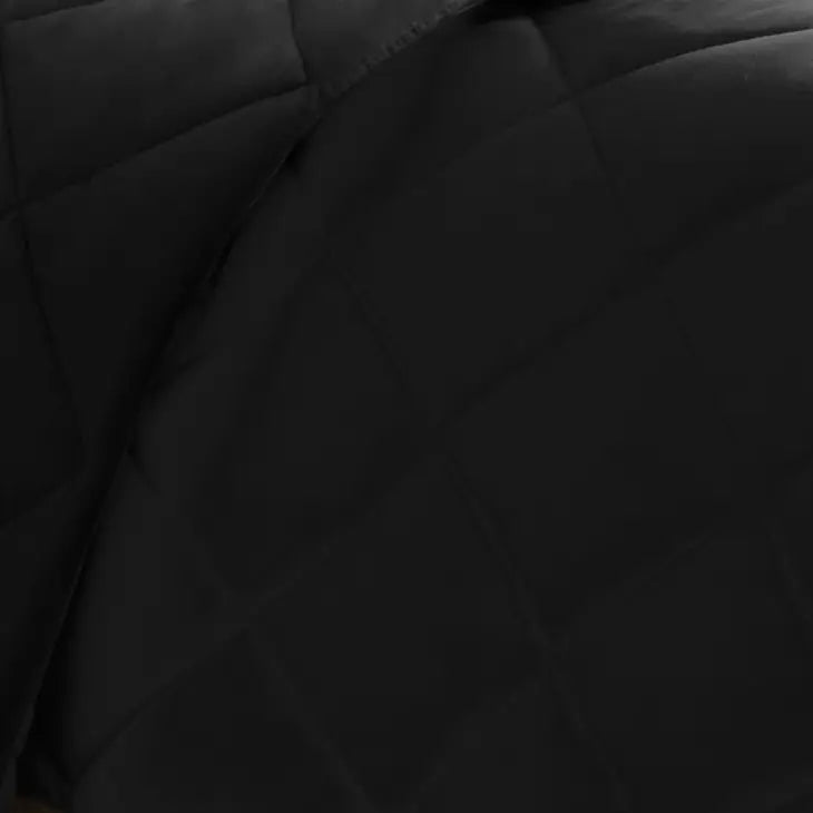 3M Scotchgard 3-Piece Reversible Comforter Set, Black
