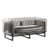 Crystal Black Aluminum and TPU EKO Sofa