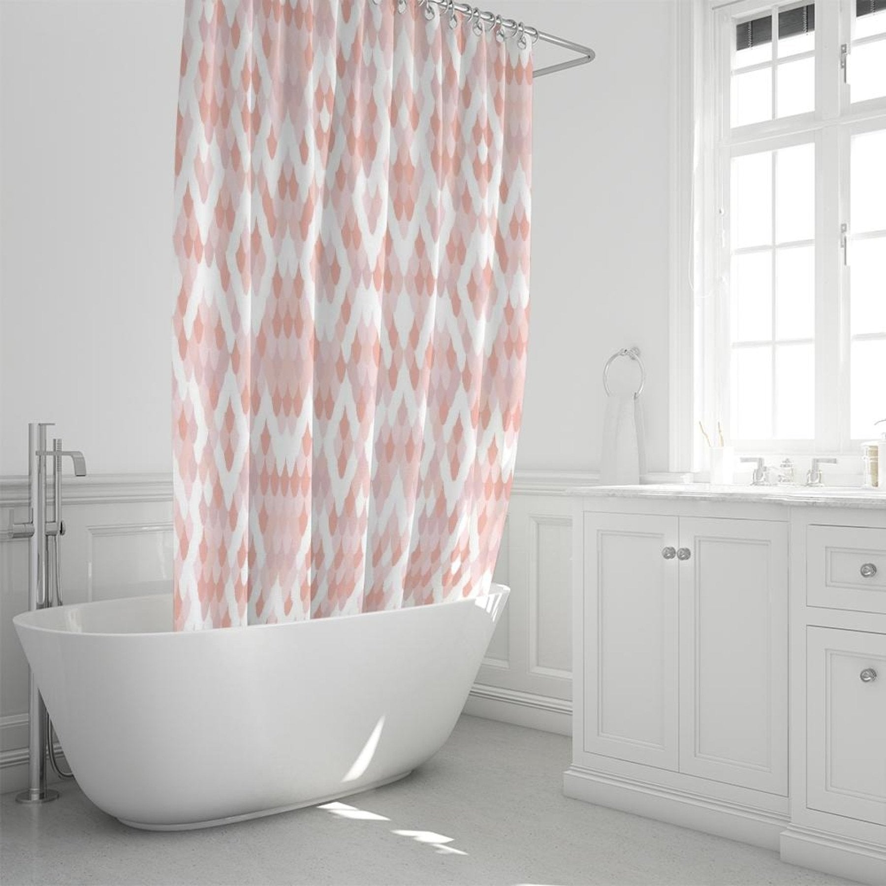 Pearly Pink Shower Curtain 72"X72"