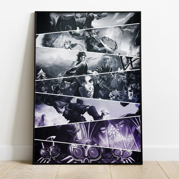 ZELDA MASHUP POSTER